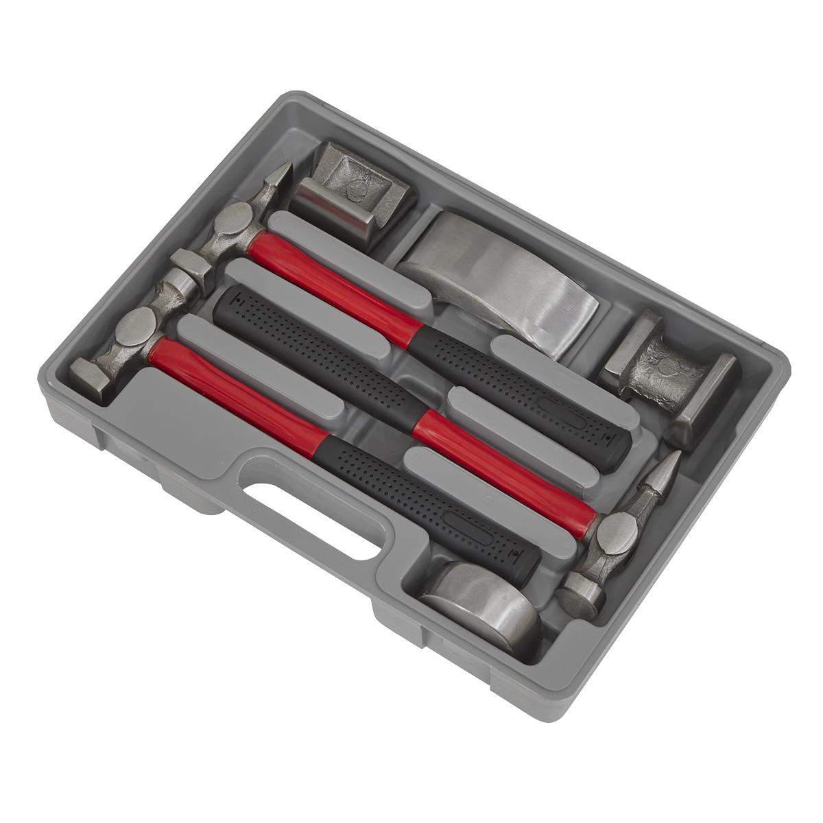 Drop-Forged Panel Beating Set with Fibreglass Shafts 7pc CB707