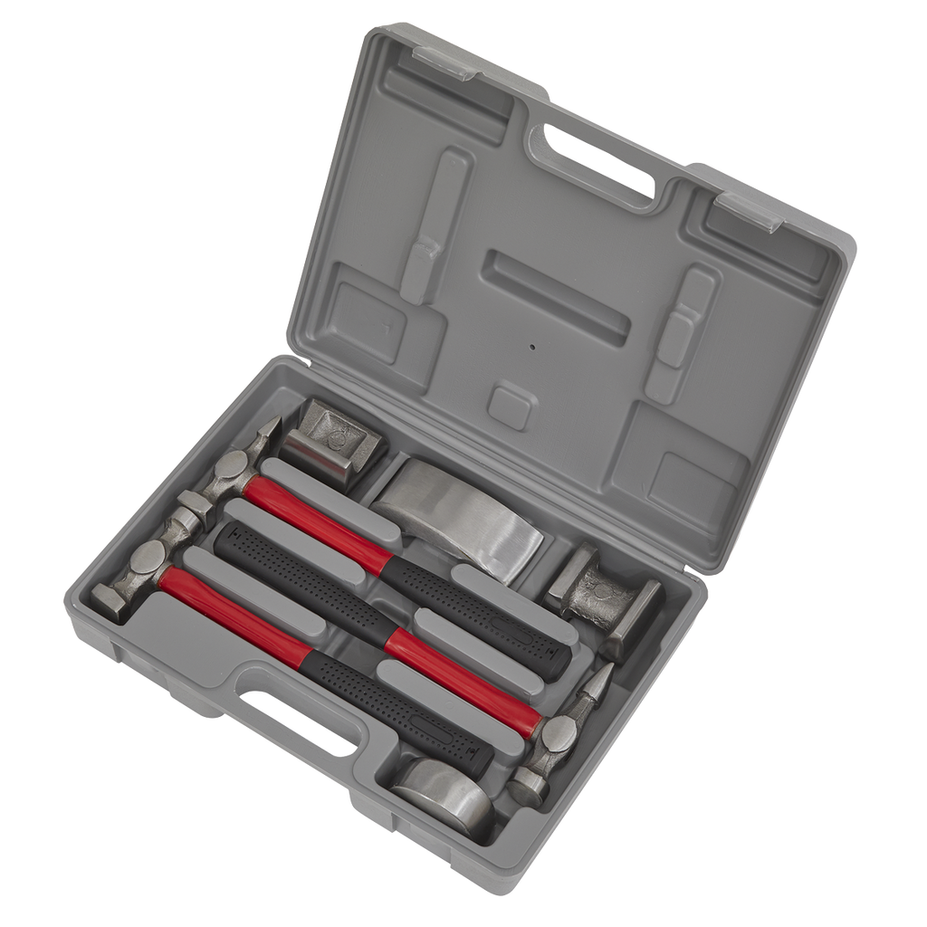 Drop-Forged Panel Beating Set with Fibreglass Shafts 7pc CB707