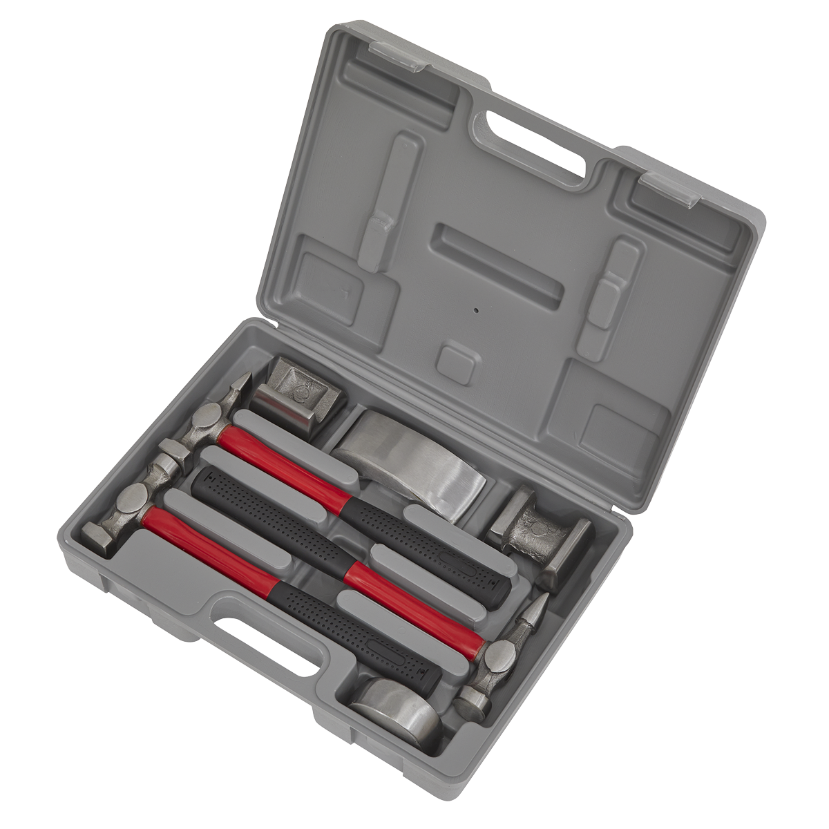 Drop-Forged Panel Beating Set with Fibreglass Shafts 7pc CB707