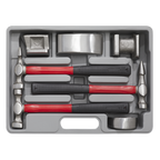 Drop-Forged Panel Beating Set with Fibreglass Shafts 7pc CB707