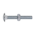 Zinc Plated Coach Bolt & Nut M10 x 75mm, DIN 603 - Pack of 50 CBN1075