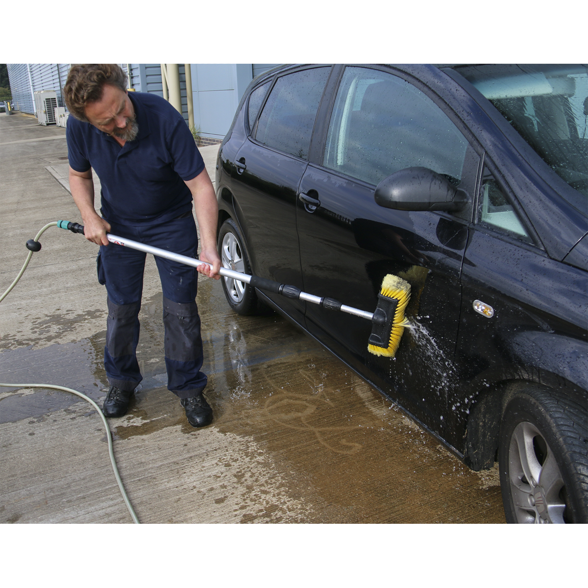 5-Sided Flo-Thru Brush with 3m Telescopic Handle CC953