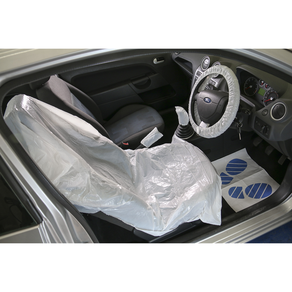 5-in-1 Disposable Car Interior Protection Kit - Display Box of 50 CCSET550