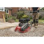 Petrol Plate Compactor with Wheel Kit 61kg Capacity CCX200