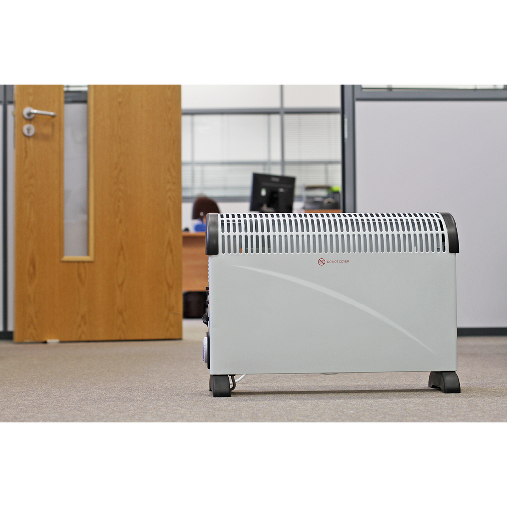 Convector Heater with Turbo, Timer & Thermostat 2000W/230V CD2005TT