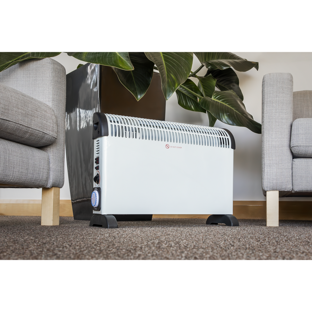 Convector Heater with Turbo, Timer & Thermostat 2000W/230V CD2005TT