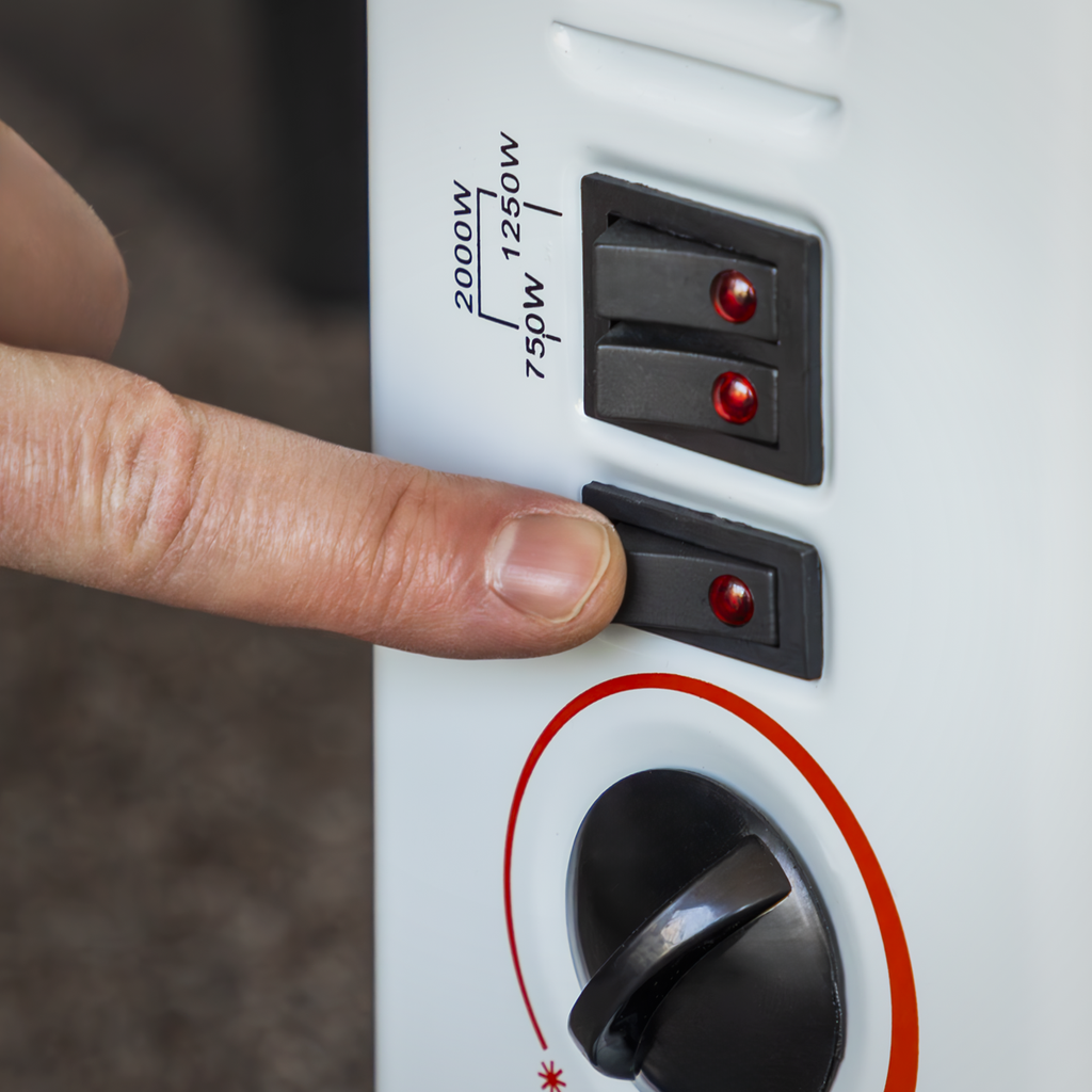 Convector Heater with Turbo, Timer & Thermostat 2000W/230V CD2005TT