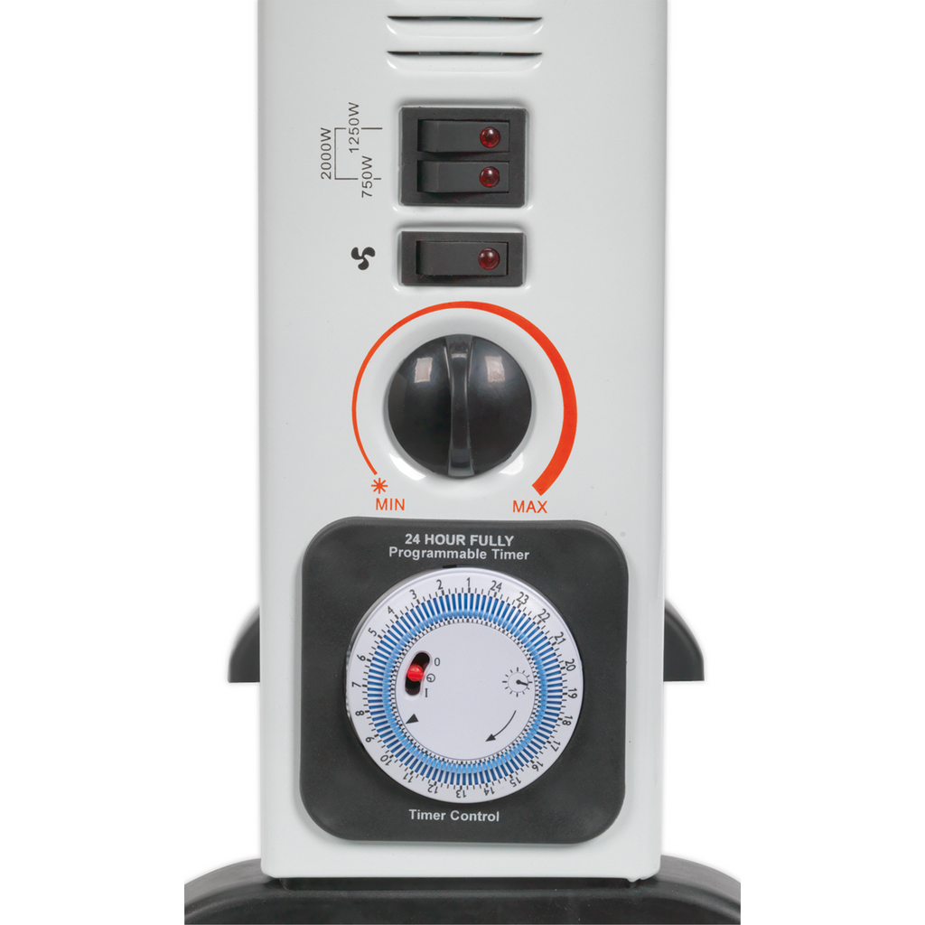 Convector Heater with Turbo, Timer & Thermostat 2000W/230V CD2005TT