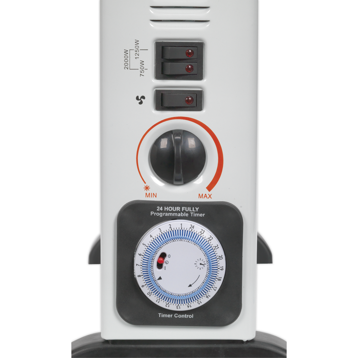 Convector Heater with Turbo, Timer & Thermostat 2000W/230V CD2005TT