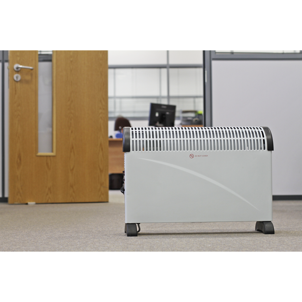Convector Heater with 3 Heat Settings Thermostat & Turbo Fan 2000W CD2005T