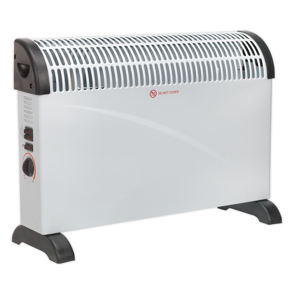 Convector Heater with 3 Heat Settings Thermostat & Turbo Fan 2000W CD2005T