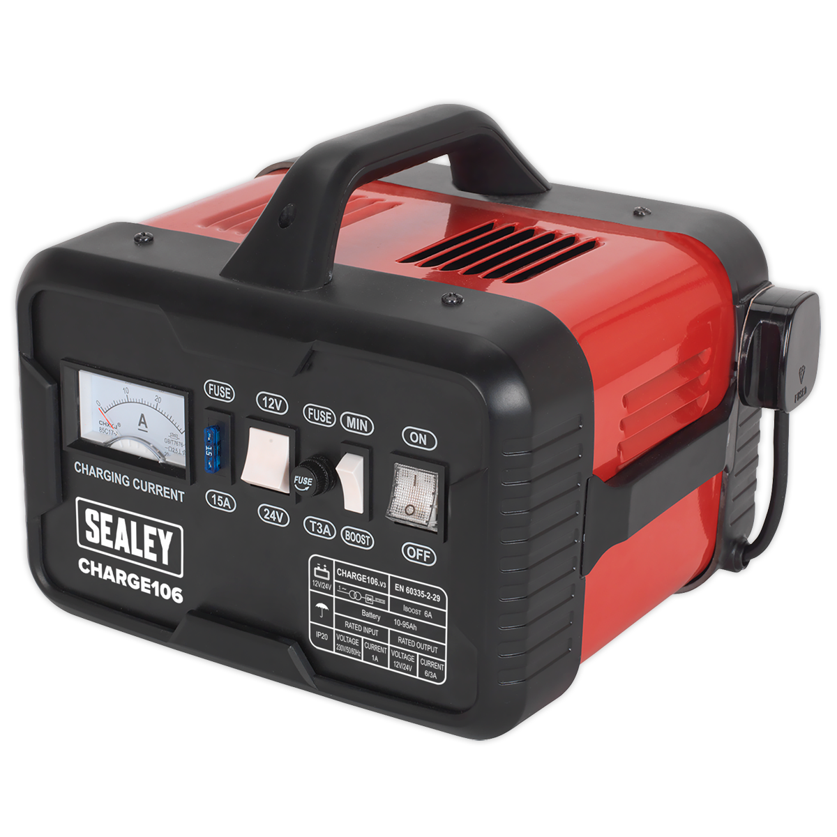 12/24V Battery Charger 8A 230V CHARGE106