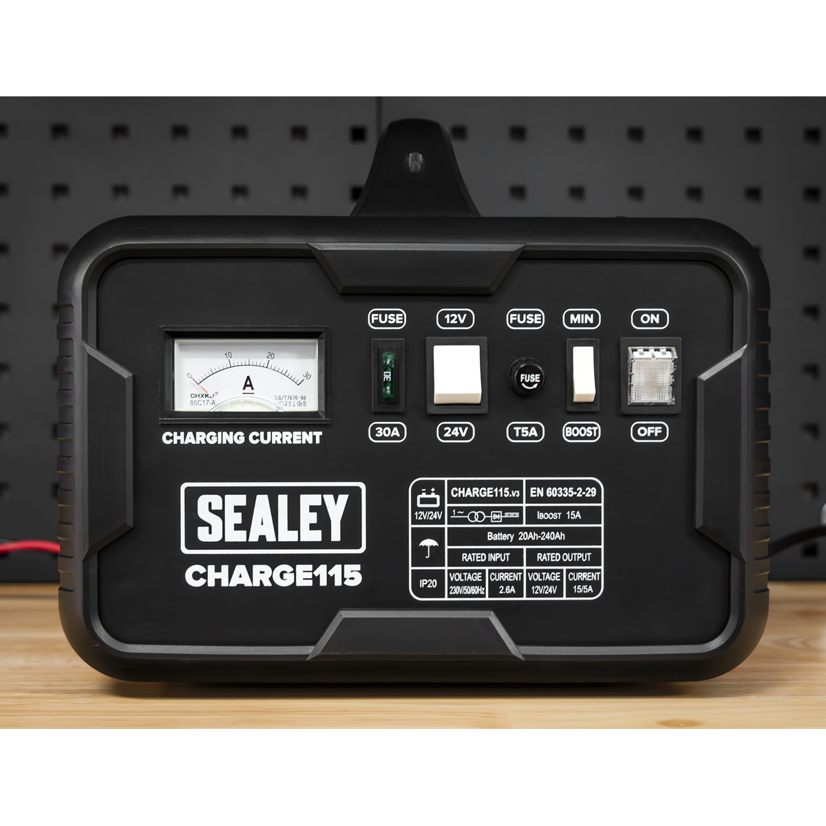 12/24V Battery Charger 19A 230V CHARGE115