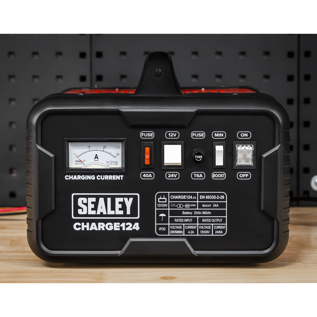 12/24V Battery Charger 28A 230V CHARGE124