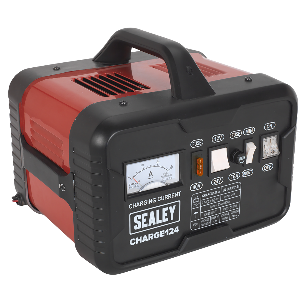 12/24V Battery Charger 28A 230V CHARGE124
