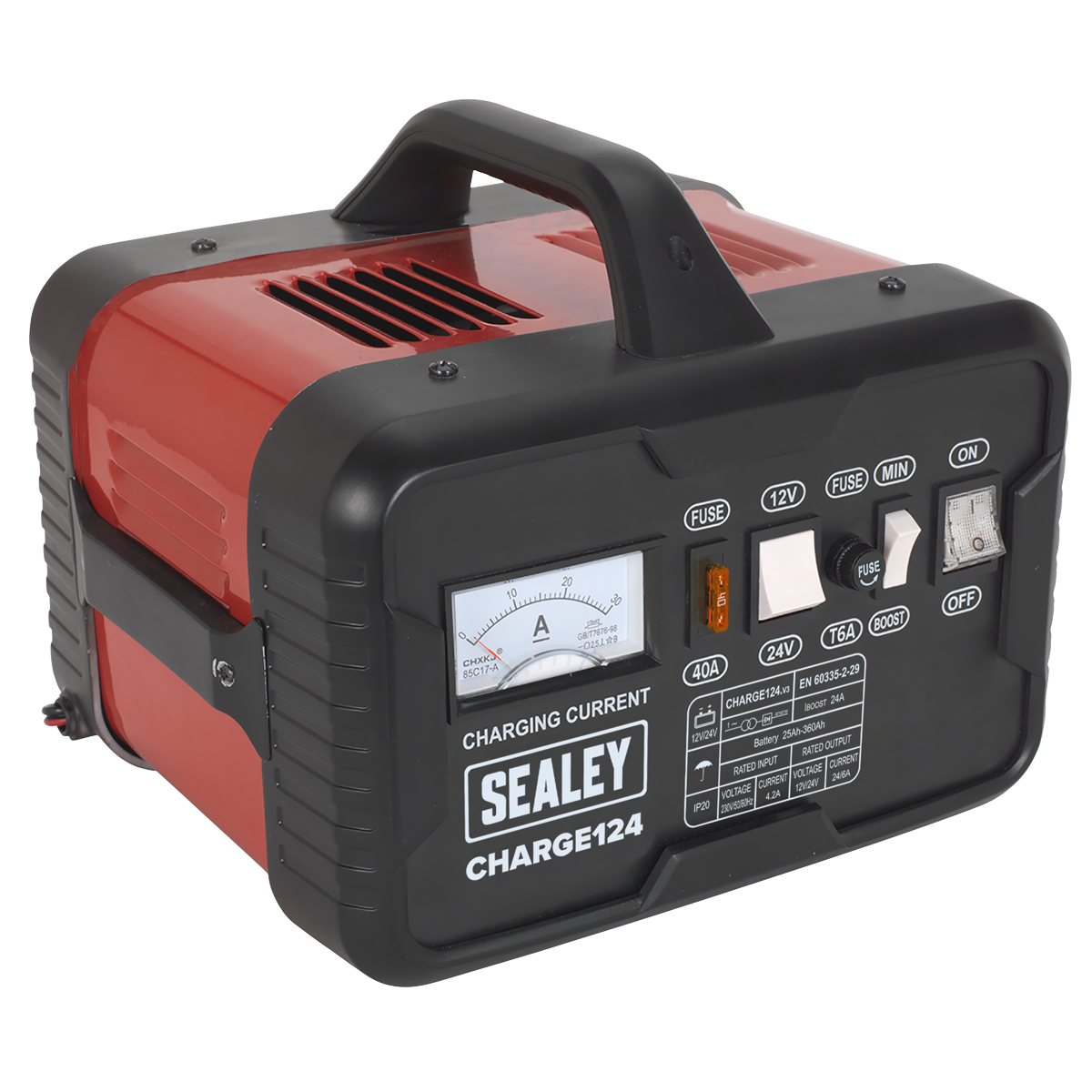 12/24V Battery Charger 28A 230V CHARGE124