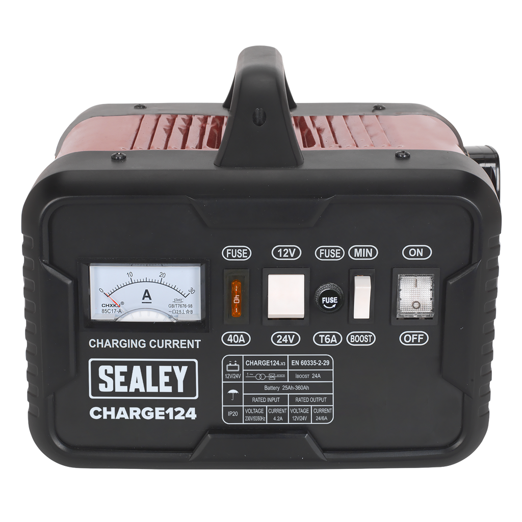 12/24V Battery Charger 28A 230V CHARGE124