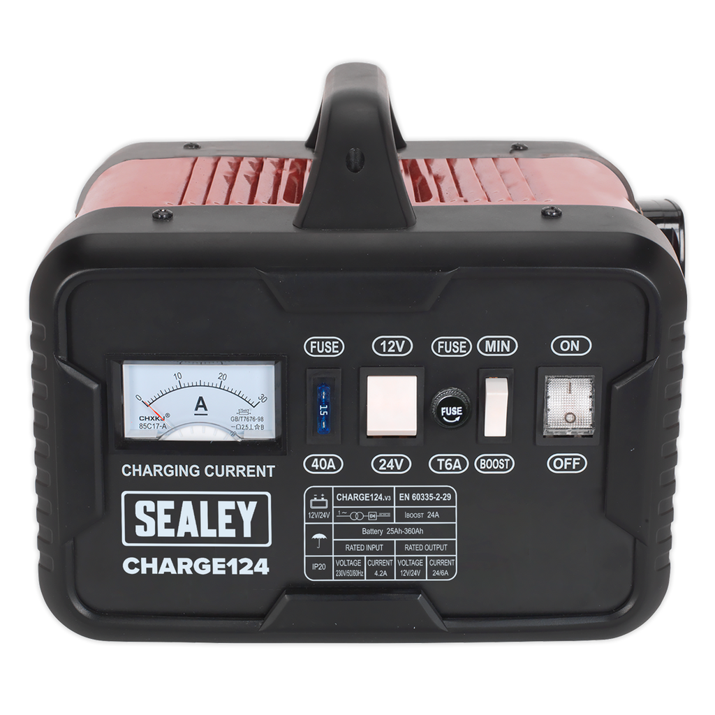 12/24V Battery Charger 28A 230V CHARGE124