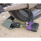 Motorcycle Ground Anchor with 4 Security Bolts MCGA01