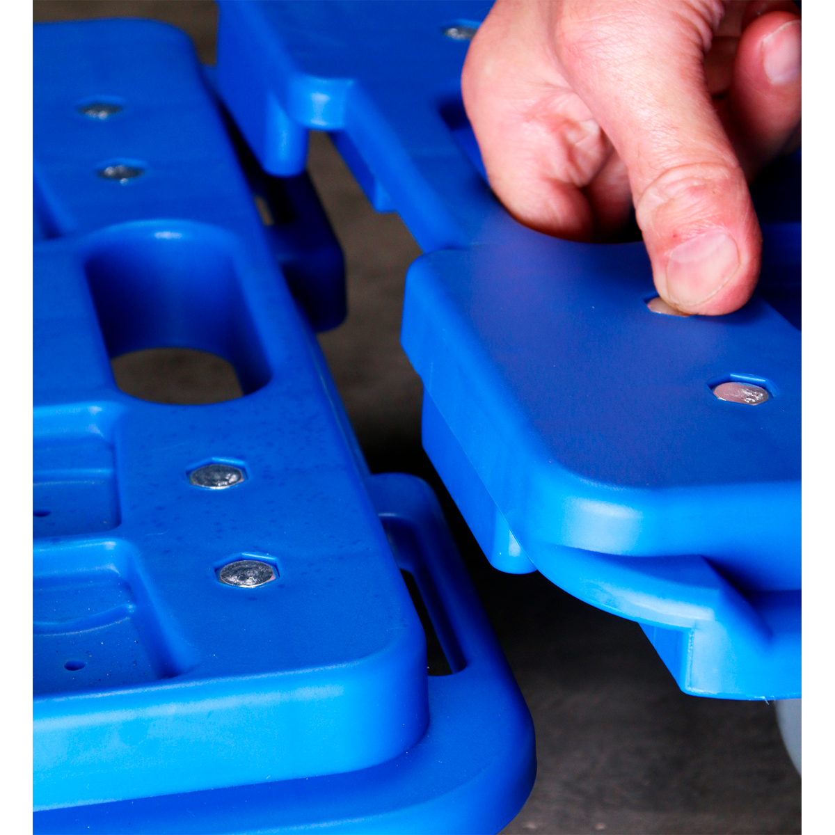 Interlocking Plastic Dolly 150kg Capacity CM150