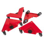 Corner Transport Dollies 150kg Capacity - Set of 4 CM4
