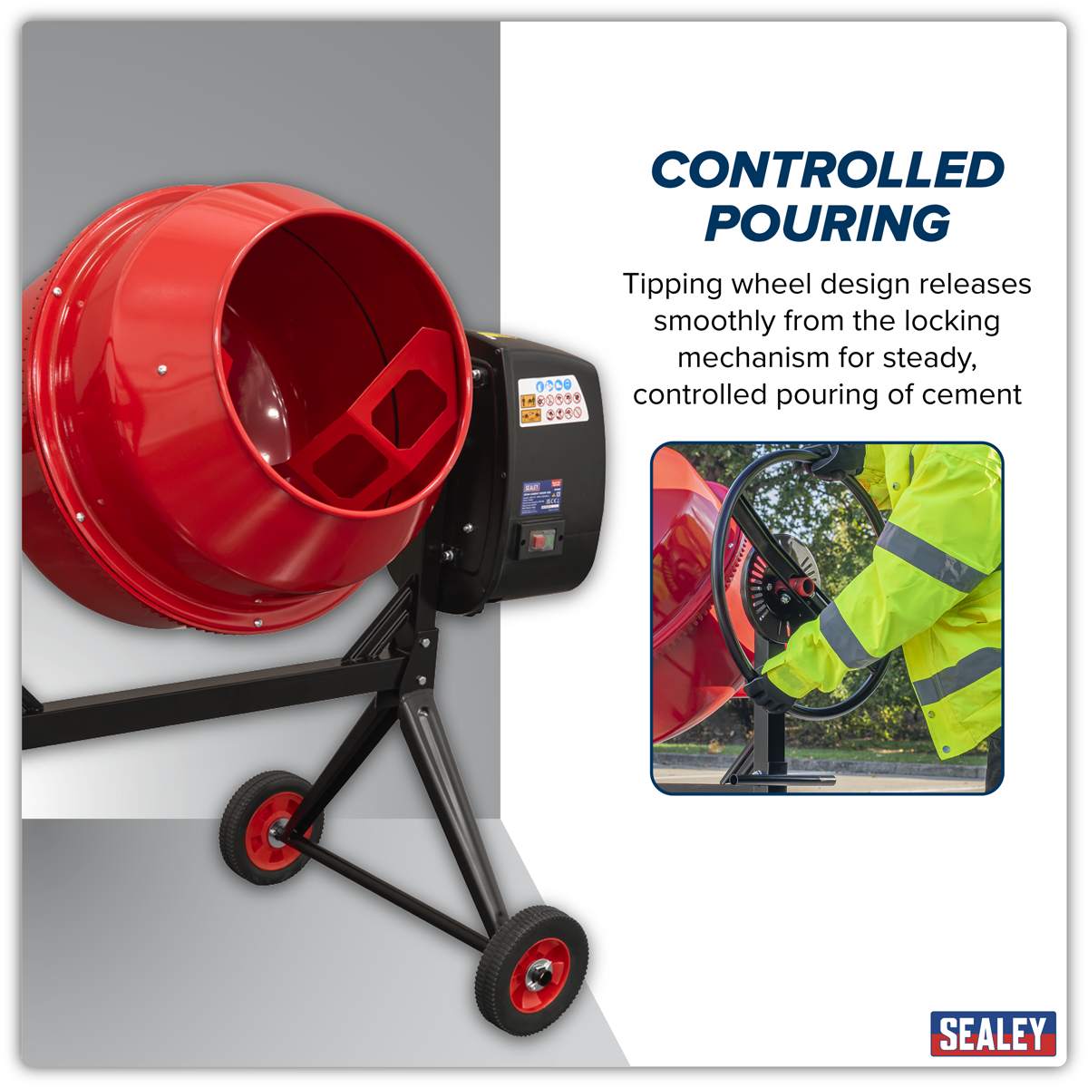 125L Cement Mixer 550W/230V CMX125