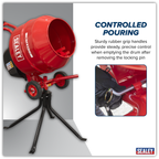 135L Cement Mixer with Stand 550W CMX135