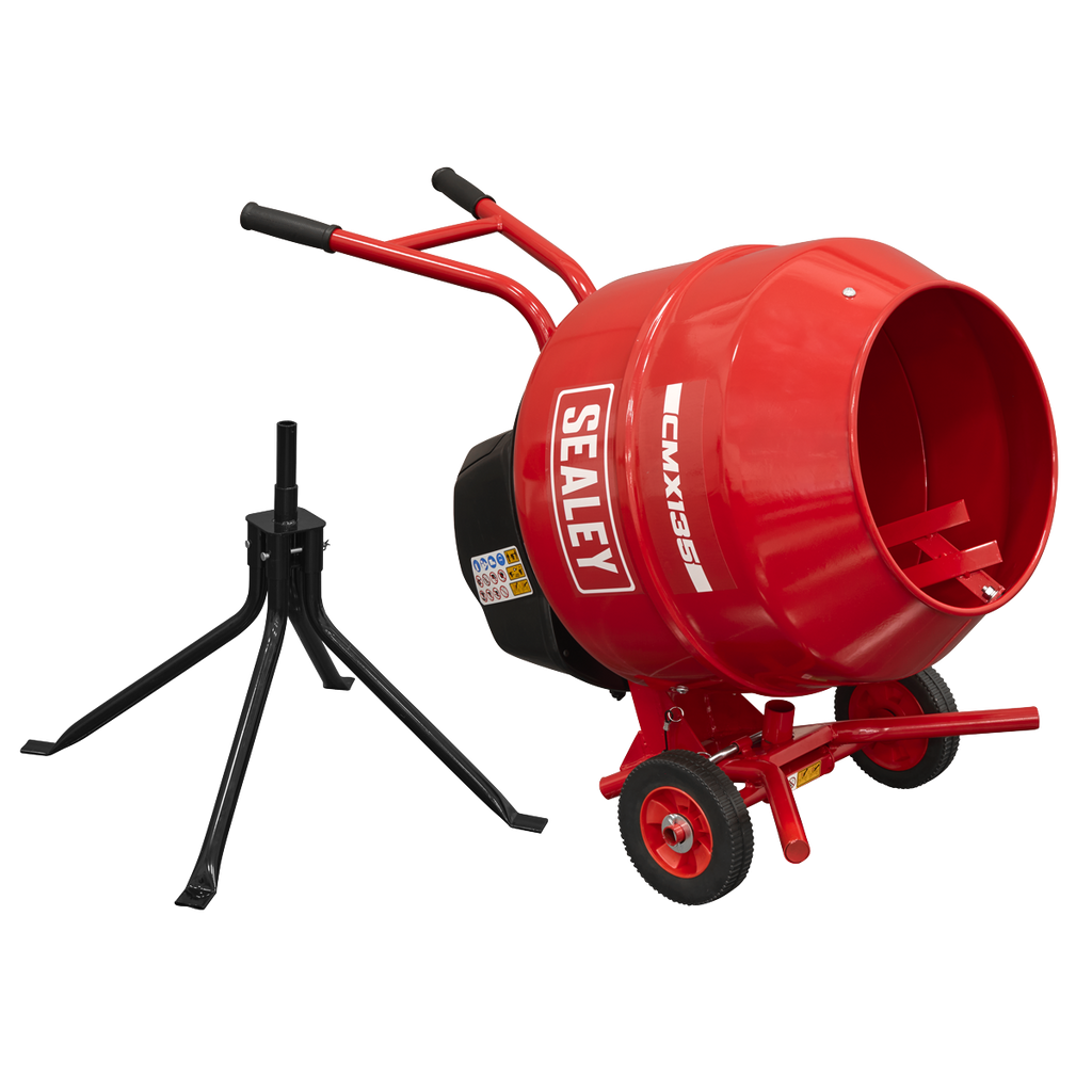 135L Cement Mixer with Stand 550W CMX135