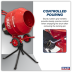 160L Cement Mixer with Stand 650W CMX160