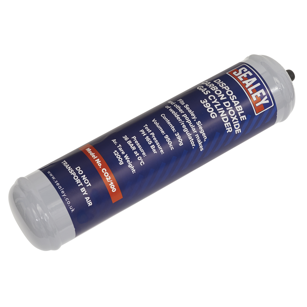 Disposable Carbon Dioxide Gas Cylinder 390g CO2/100