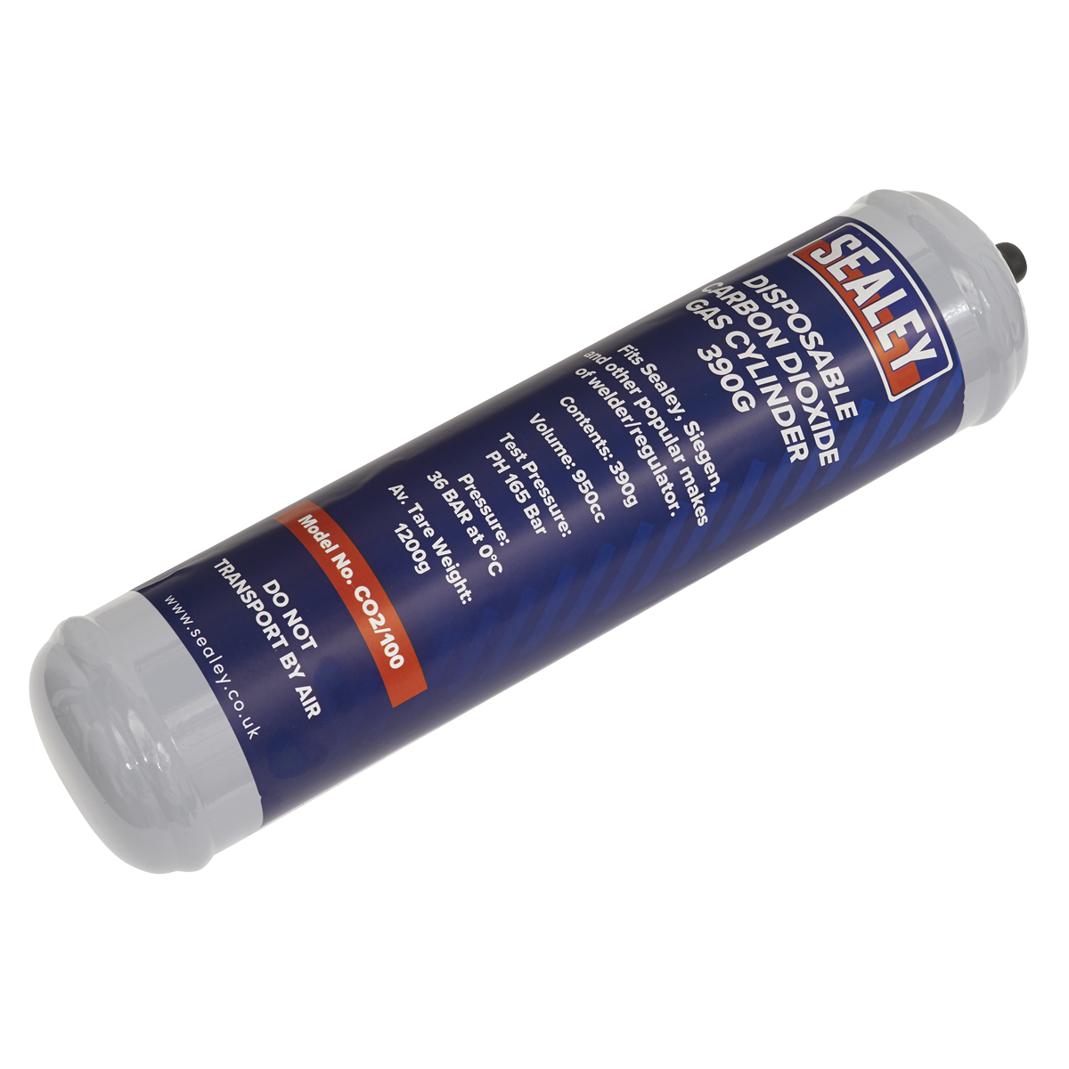 Disposable Carbon Dioxide Gas Cylinder 390g CO2/100