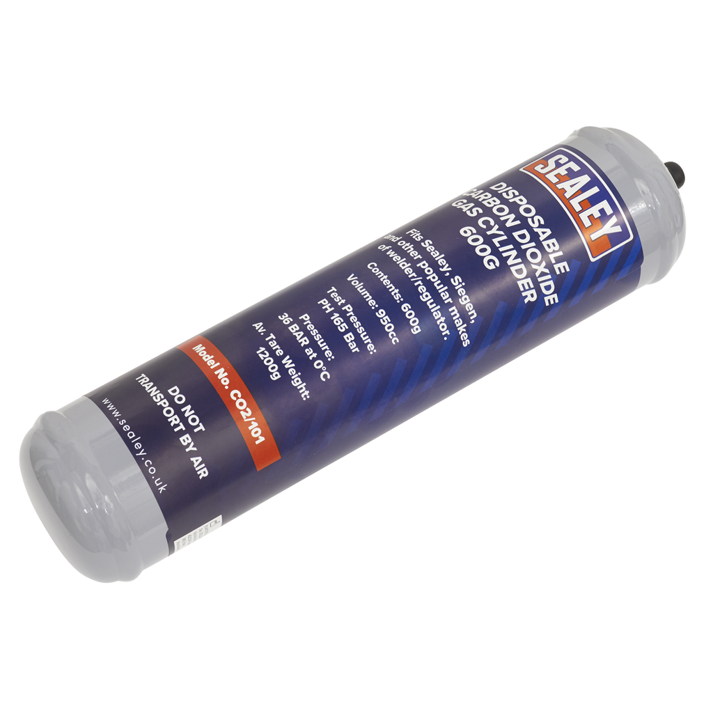 Disposable Carbon Dioxide Gas Cylinder 600g CO2/101