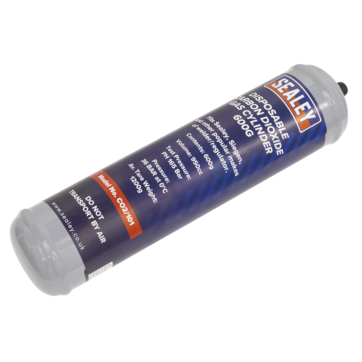 Disposable Carbon Dioxide Gas Cylinder 600g CO2/101