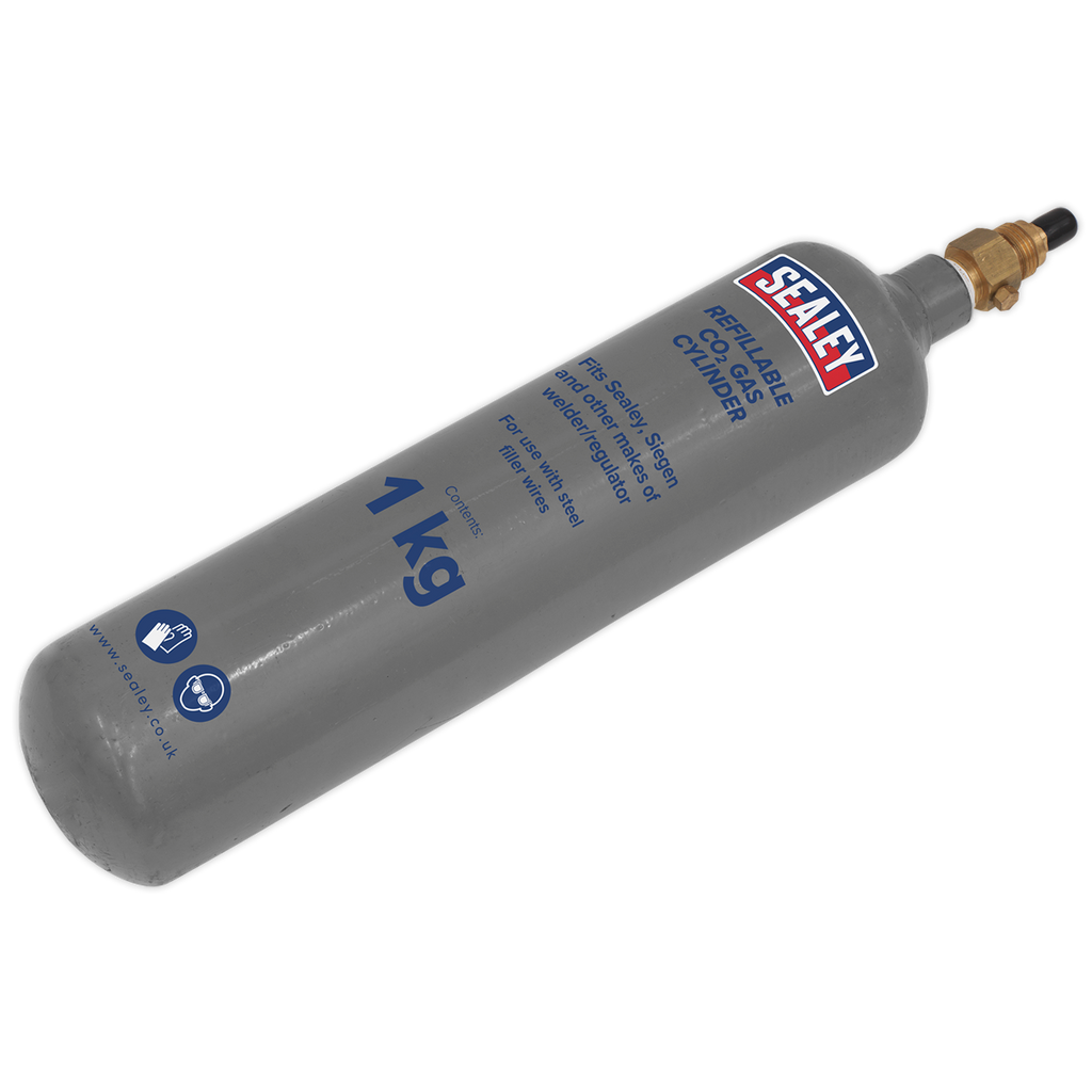 Refillable Carbon Dioxide Gas Cylinder 1kg CO2/1KG