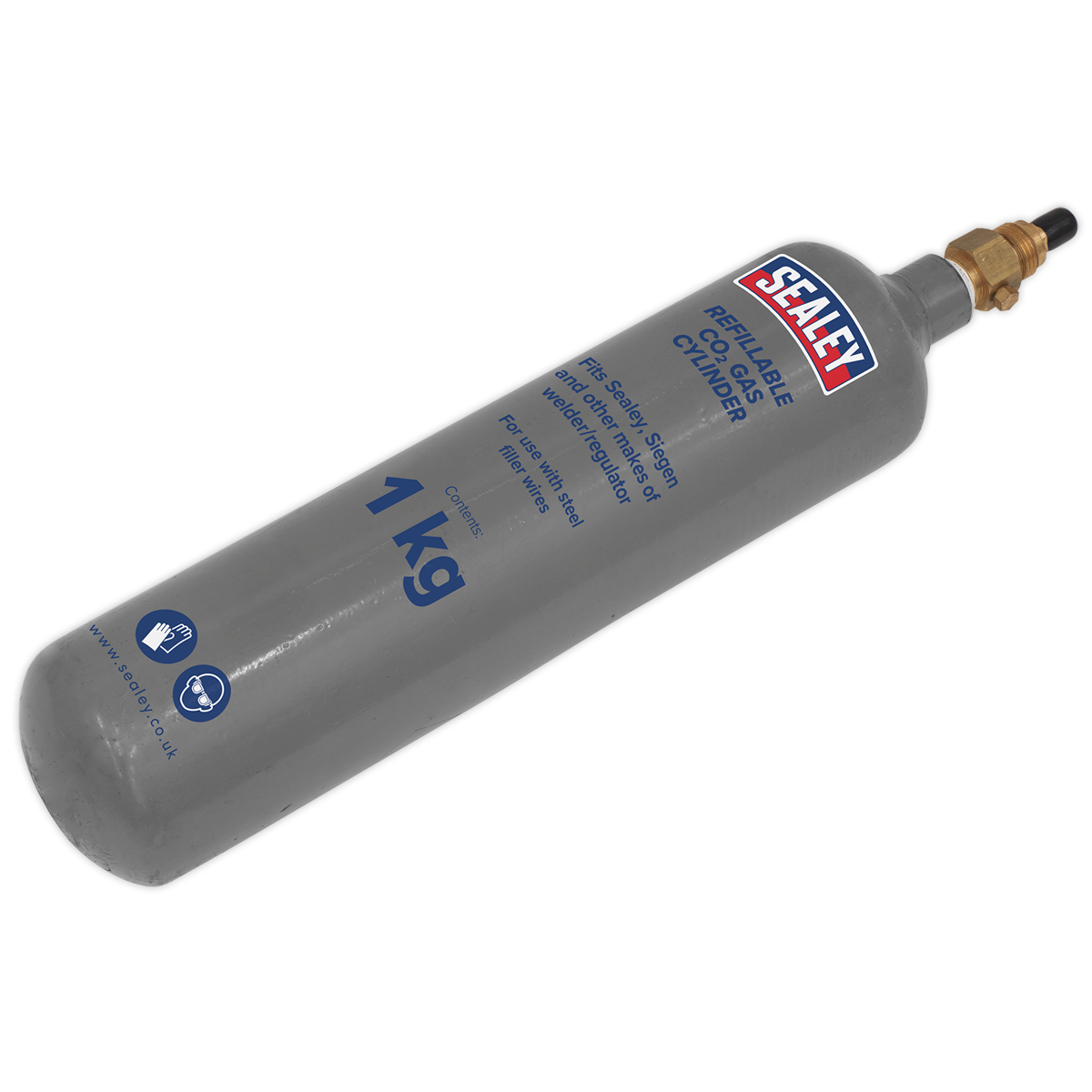 Refillable Carbon Dioxide Gas Cylinder 1kg CO2/1KG