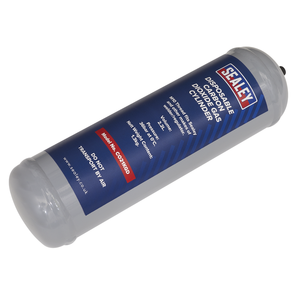 Disposable Carbon Dioxide Gas Cylinder 1.3kg - Pack of 4 CO21KGD4