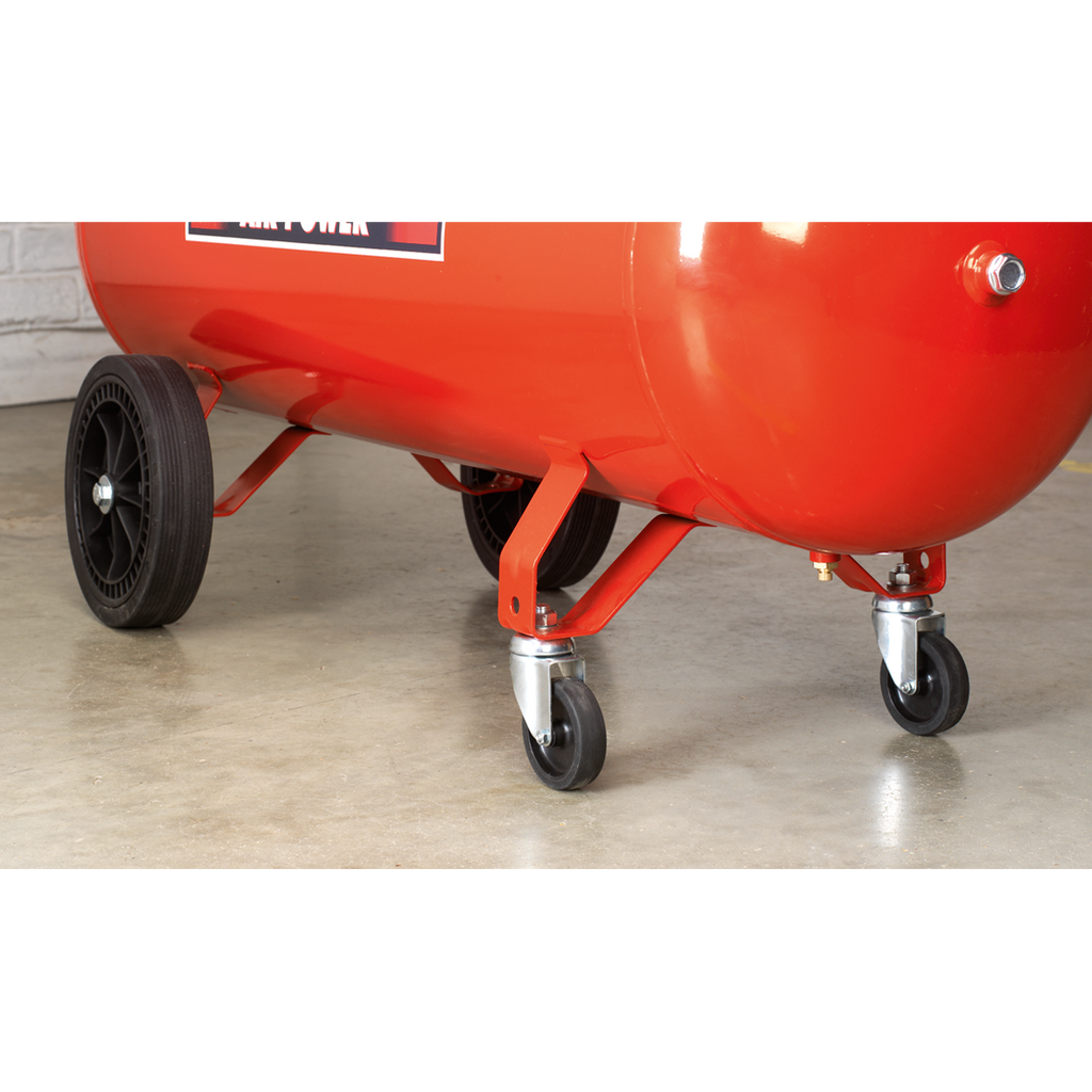 Wheel Kit for Fixed Compressors - 2 Castors & 2 Fixed COMPKIT5