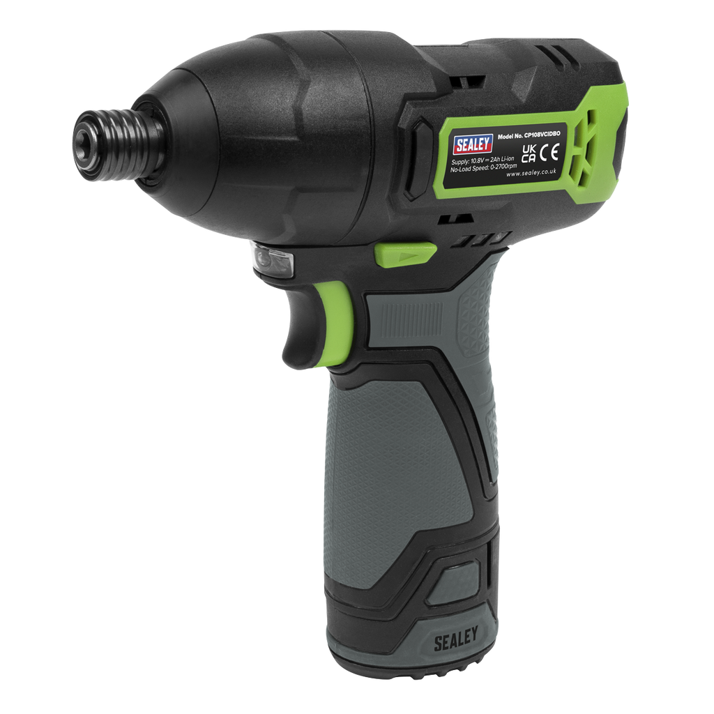 SV10.8 Series 1/4"Hex Drive Cordless Impact Driver Kit 10.8V 2Ah CP108VCID