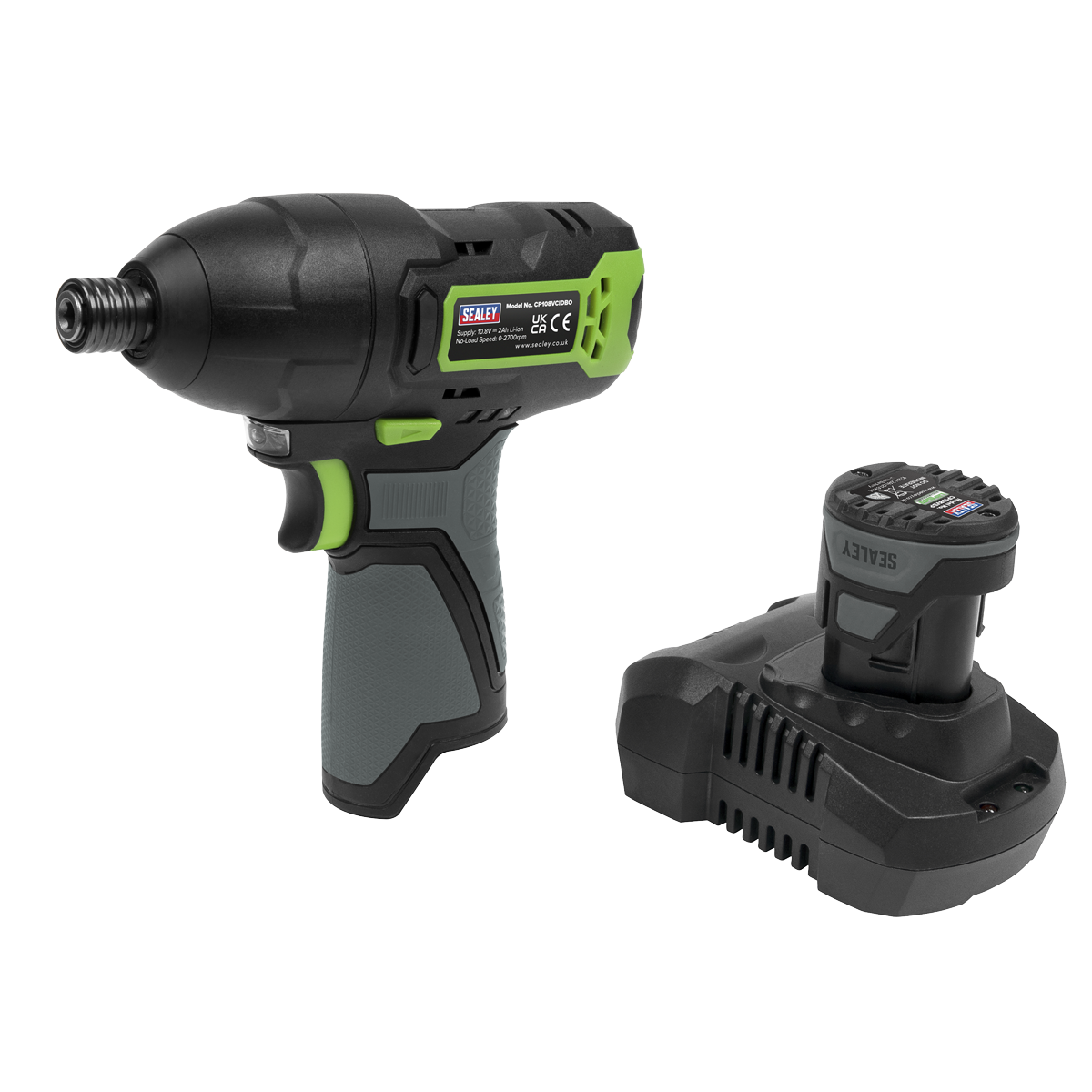 SV10.8 Series 1/4"Hex Drive Cordless Impact Driver Kit 10.8V 2Ah - Euro Plug CP108VCIDEU