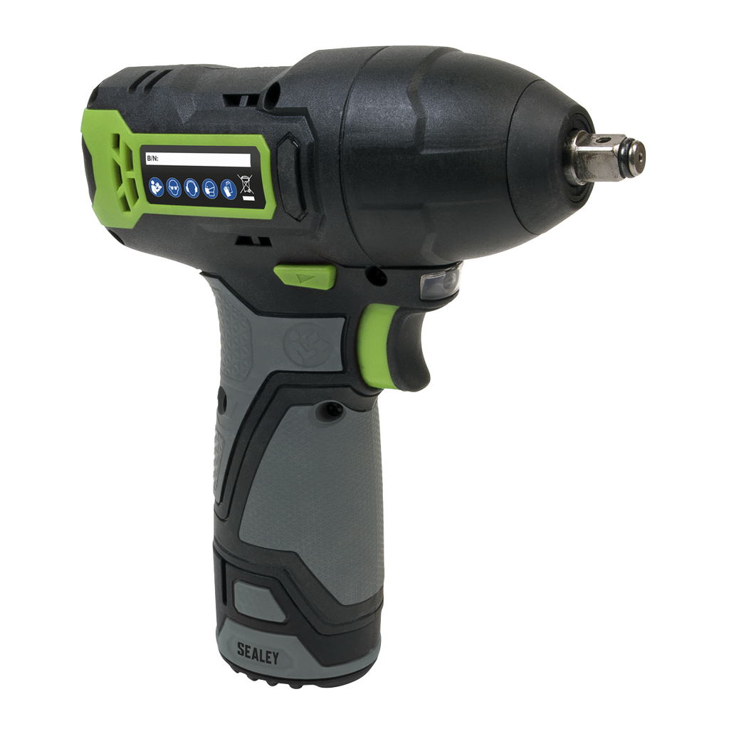 SV10.8 Series 3/8"Sq Drive Cordless Impact Wrench Kit 10.8V 2Ah CP108VCIW