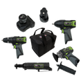 4 x SV10.8 Series Cordless Power Tool Kit 10.8V - 2 Batteries CP108VCOMBO1
