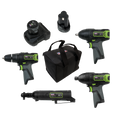4 x SV10.8 Series Cordless Power Tool Kit 10.8V - 2 Batteries CP108VCOMBO2