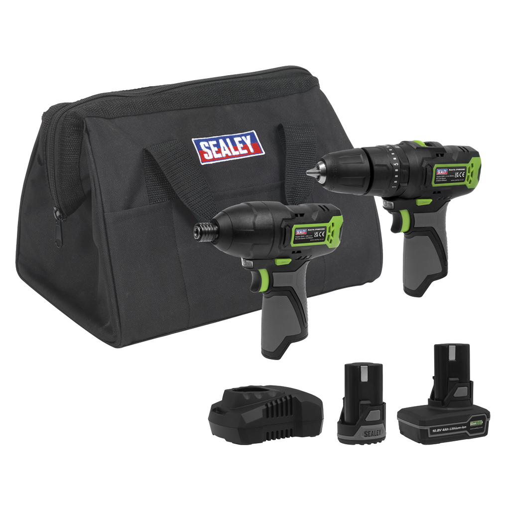 2 x SV10.8 Series Cordless Power Tool Kit 10.8V - 2 Batteries CP108VCOMBO3