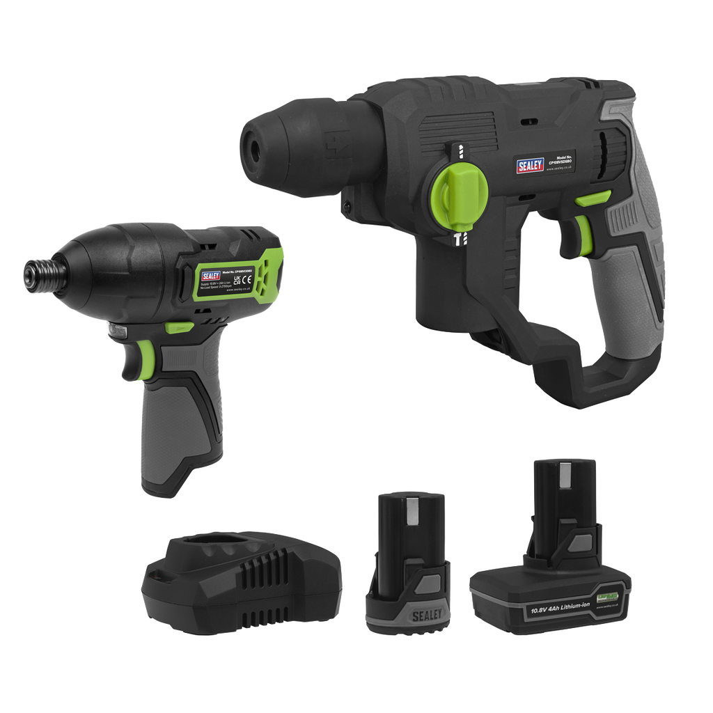 2 x SV10.8 Series Cordless Power Tool Kit 10.8V - 2 Batteries CP108VCOMBO4