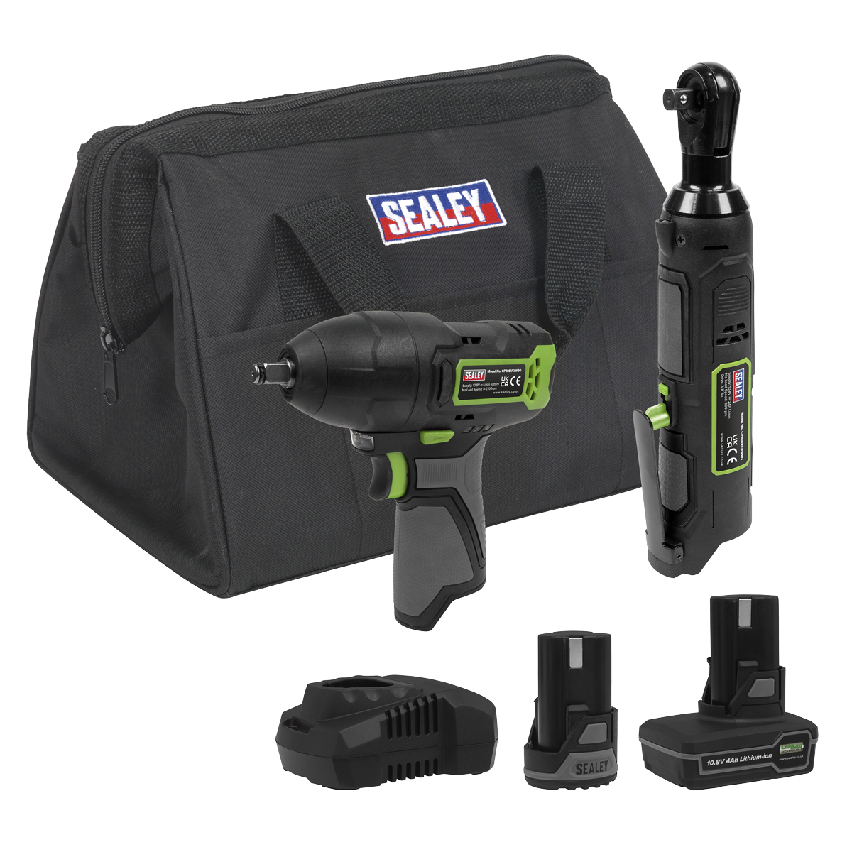 2 x SV10.8 Series Cordless Power Tool Kit 10.8V - 2 Batteries CP108VCOMBO6