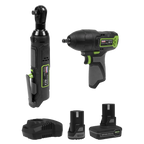 2 x SV10.8 Series Cordless Power Tool Kit 10.8V - 2 Batteries CP108VCOMBO6