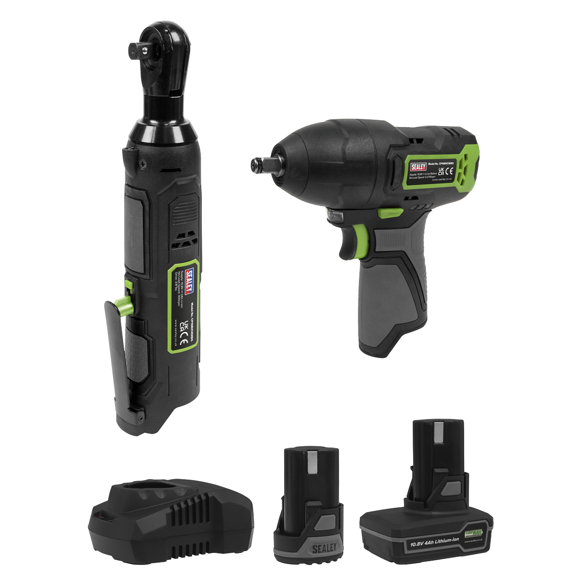 2 x SV10.8 Series Cordless Power Tool Kit 10.8V - 2 Batteries CP108VCOMBO6