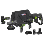 5 x SV10.8 Series Cordless Power Kit 10.8V- 2 Batteries & Euro Plug CP108VCOMBO7EU
