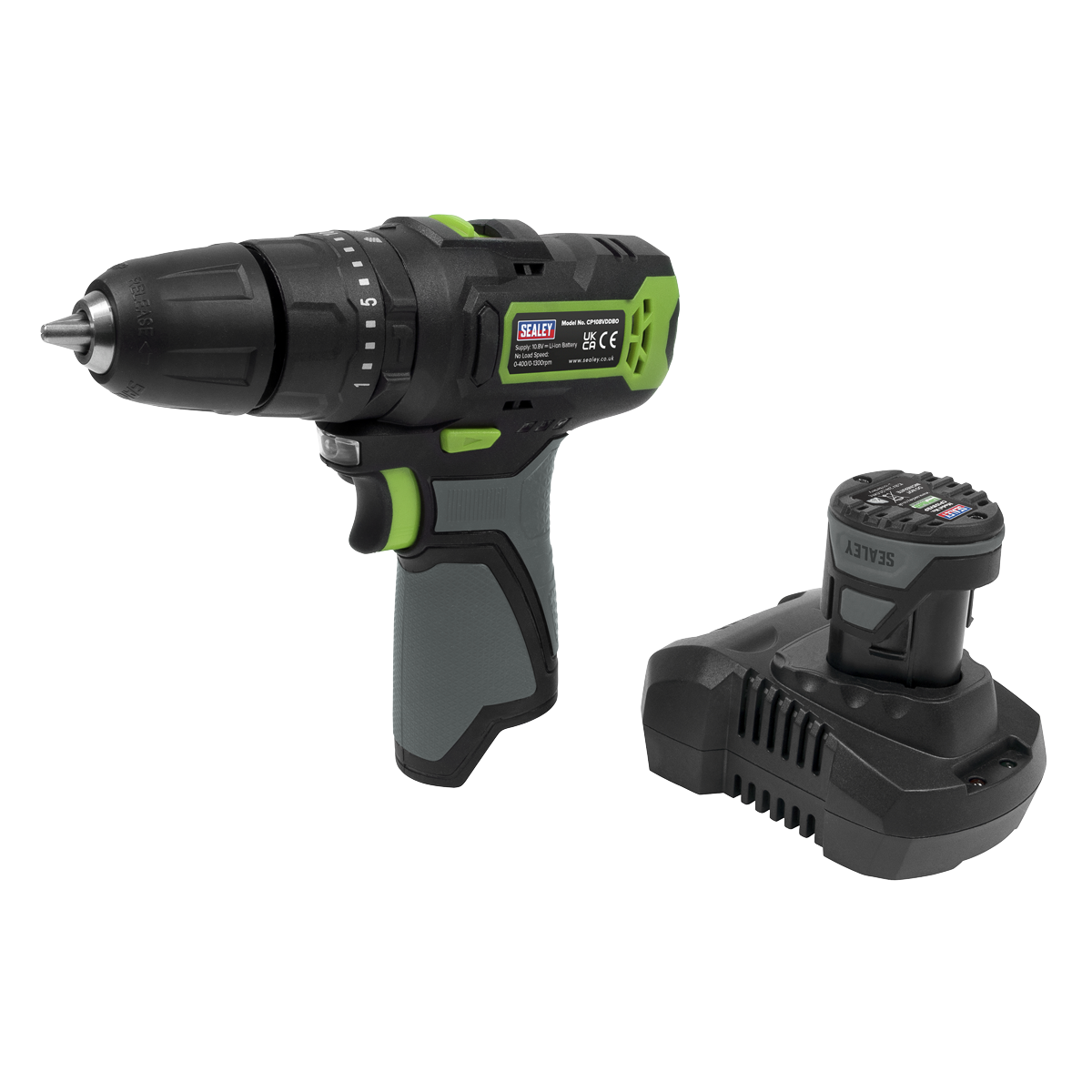 SV10.8 Series 10mm Cordless Combi Drill Kit 10.8V 2Ah CP108VDD
