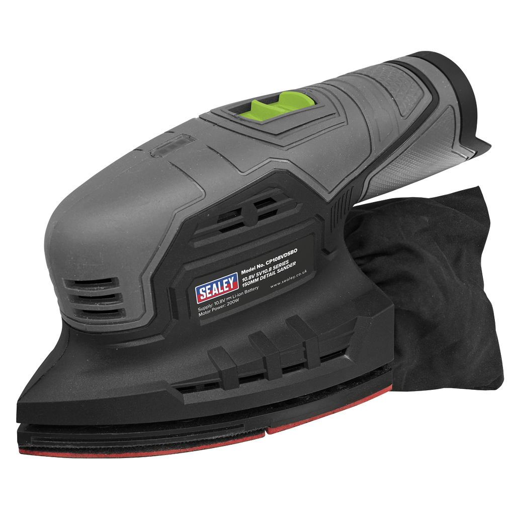 SV10.8 Series 150mm Cordless Detail Sander Kit 10.8V 2Ah CP108VDS